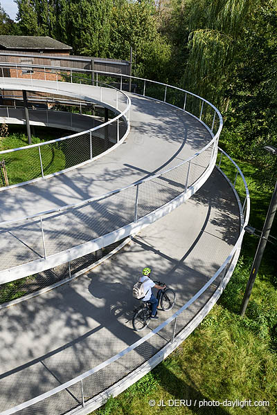 Passerelles Parkbos à Gand
Zoé Borluutbrug